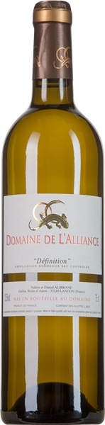 2020 Définition Sec, Domaine de L'Alliance, Bordeaux