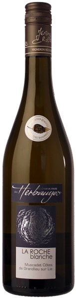 2021 La Roche Blanche Muscadet Côtes de Grandlieu sur Lie, Domaine des Herbauges