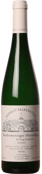 2023 Niedermenniger Herrenberg Riesling Kabinett Trocken, 'Mutter Anna', Hofgut Falkenstein, Mosel