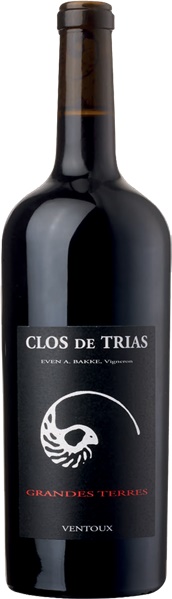 2015 Grandes Terres, Syrah, Clos de Trias, Côtes du Ventoux.