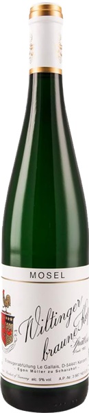 2022 Wiltinger-Braune Kupp Riesling Spätlese Le Gallais, Egon Müller, Saar